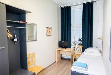 Фото номера Одноместный номер с общей ванной комнатой Хостелы Hostel Hermanni г. Куопио 2