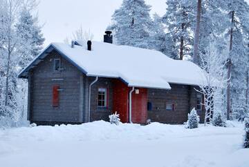 Фото номера Вилла с двумя спальнями и сауной. Курортные отели Rauhalahti Holiday Homes г. Куопио 9