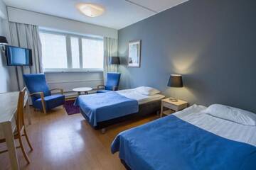 Фото номера Двухместный номер эконом-класса с 2 отдельными кроватями Отель Economy Hotel Savonia г. Куопио 9